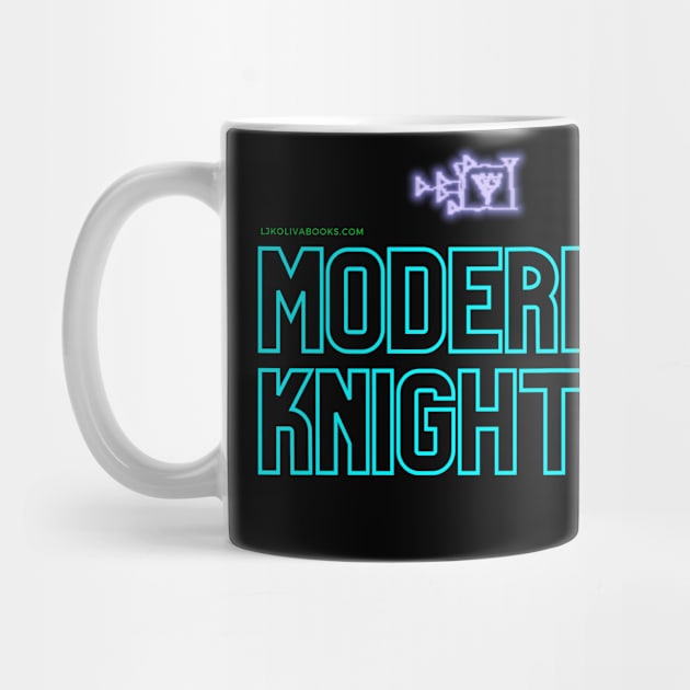 Modern Knight (Mug) by LJK Oliva Books